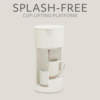 WILLOW K - Cup Coffee Maker, Single Serve Coffee Maker (White) - Kidsy