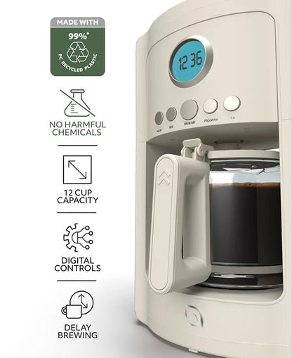 WILLOW Kitchen 12 - Cup Coffee Maker (White) - Kidsy