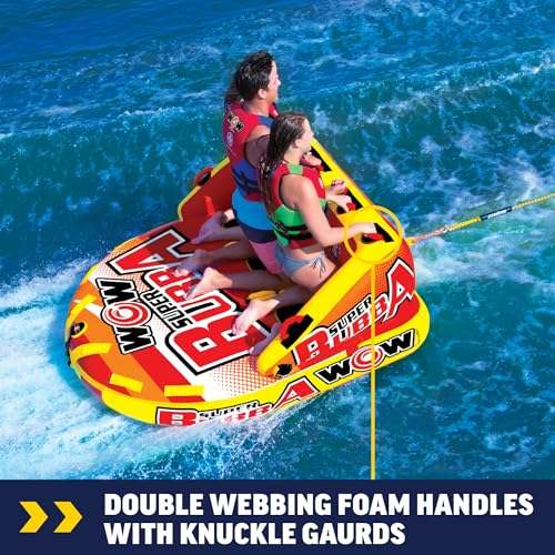 WOW Sports Bubba Towable Tube, 1–3 Person - Kidsy