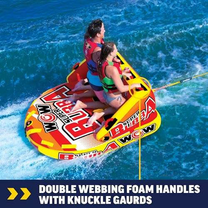 WOW Sports Bubba Towable Tube, 1–3 Person - Kidsy
