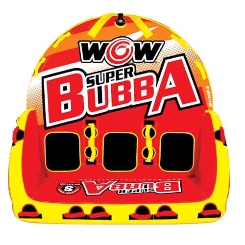 WOW Sports Bubba Towable Tube, 1–3 Person - Kidsy