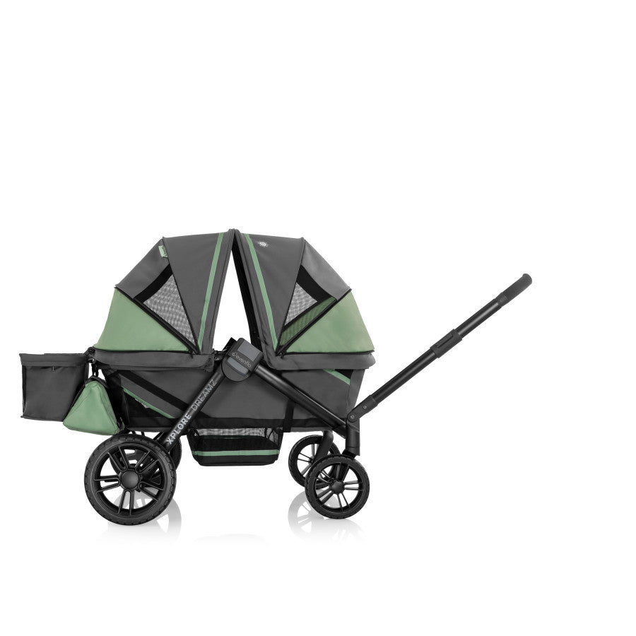 New Pivot Xplore Dreamz All-Terrain Stroller Wagon with Bassinet Insert