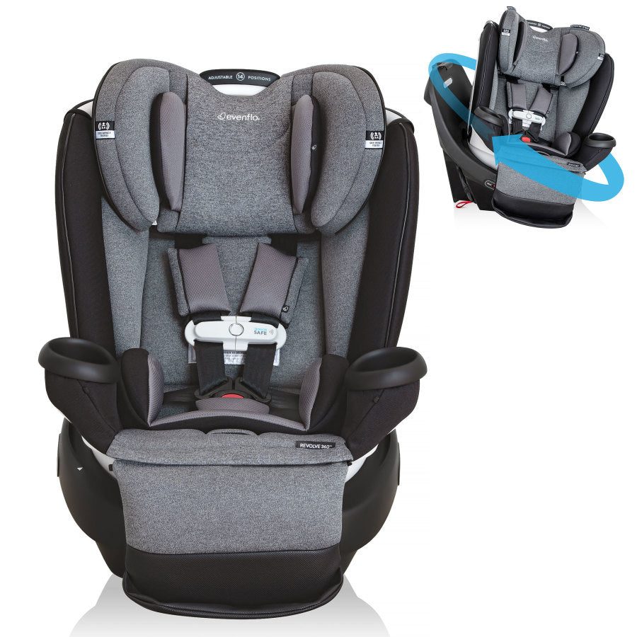 New Revolve360 Extend All-in-One Rotational Car Seat with SensorSafe