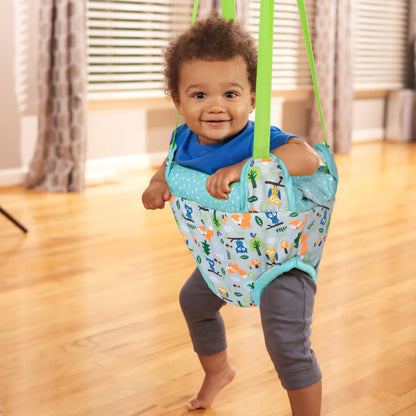 New Evenflo Exersaucer Door Jumper (Forest Friends)