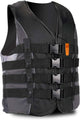 XGEAR Adult USCG Life Jacket Water Sports Life Vest (Black) - Kidsy