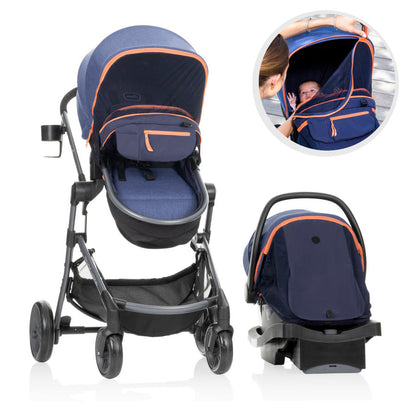 New Pivot Vizor Travel System with LiteMax Infant Car Seat