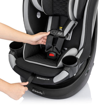 New Revolve360 Slim 2-in-1 Rotational Car Seat with Quick Clean Cover