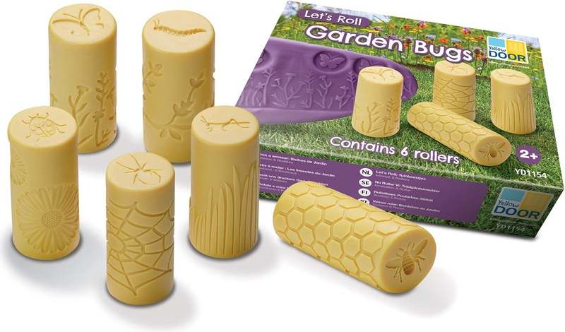 Yellow Door Let's Roll, Garden Bugs, Clay Set of 6 - Kidsy