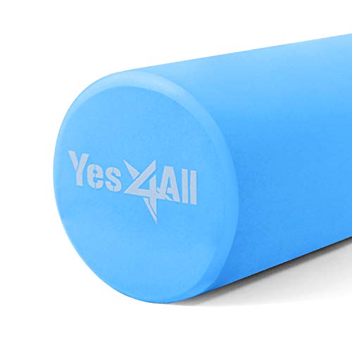 Yes4All 36inch Exercise Foam Roller EVA (Blue, 36 inches) - Kidsy
