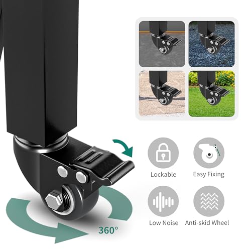 YITAHOME Folding Security Gate 85" x 150" (Black) - Kidsy