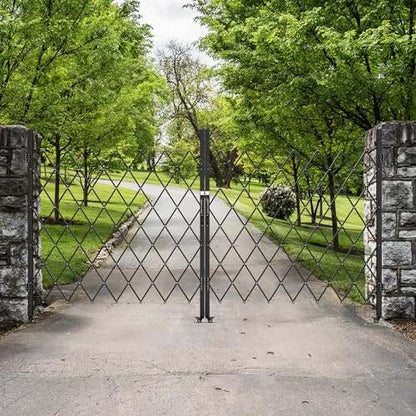 YITAHOME Folding Security Gate 85" x 150" (Black) - Kidsy