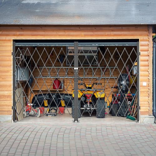 YITAHOME Folding Security Gate 85" x 150" (Black) - Kidsy