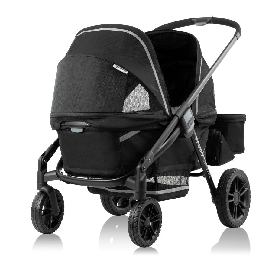 New Pivot Xplore Dreamz All Terrain Stroller Wagon with Bassinet Inser Kidsy