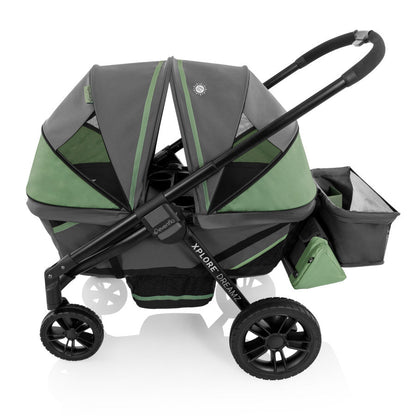 New Pivot Xplore Dreamz All-Terrain Stroller Wagon with Bassinet Insert