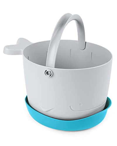 New Skip Hop Bath Toy Storage, Moby Stowaway Bucket (Grey)