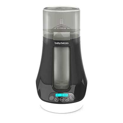 Baby Brezza Electric Baby Bottle Warmer, Breastmilk Warmer and Defroster (Black)