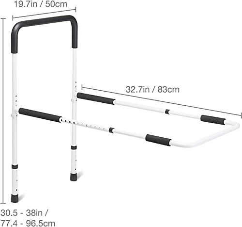 New DMI Bed Rail with Adjustable Handle Height and Tool Free Assembly