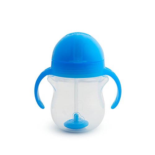New Munchkin® Any Angle™ Weighted Straw Trainer Cup with Click Lock™ Lid (Blue)
