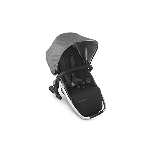 New UPPABaby RumbleSeat V2 - Jordan (Charcoal/Silver/Black Leather)