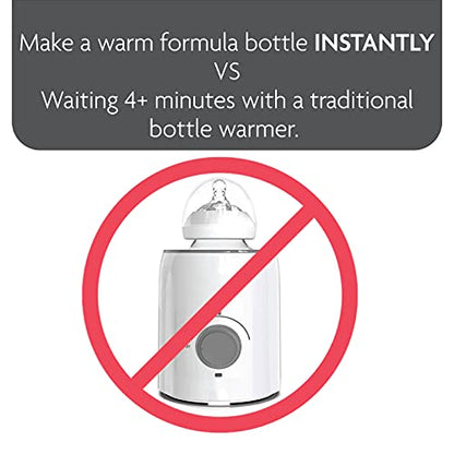 New Baby Brezza Instant Baby Bottle Warmer - Fast Water Warmer (White)