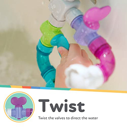 Nuby Wacky Waterworks Pipes Bath Toy with Interactive Features