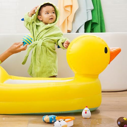 New Munchkin® Duck™ Inflatable Baby Bathtub with White Hot® Heat Alert