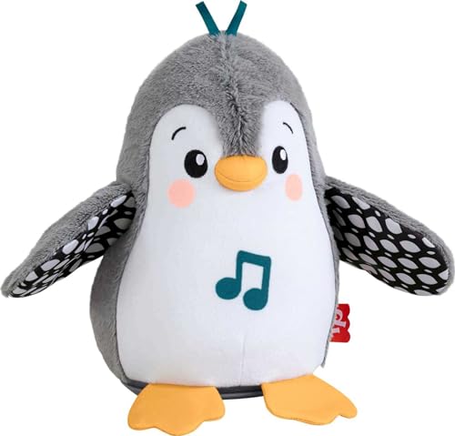 New Fisher-Price Baby Plush Baby Toy Flap & Wobble Penguin