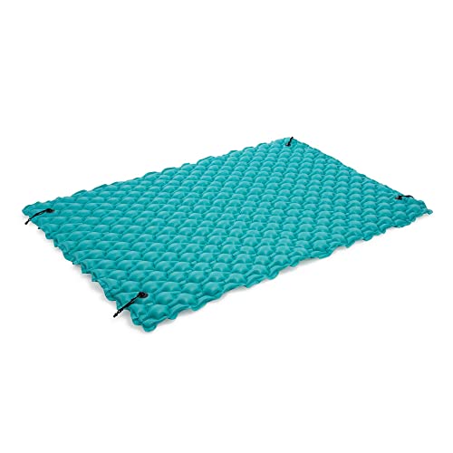 Intex Giant Inflatable Floating Water Pool Lake Mat Platform Pad (Teal)