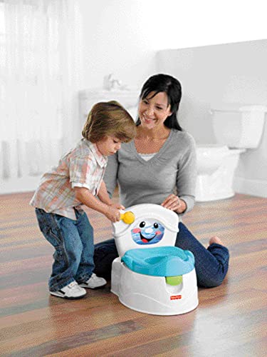 Fisher-Price Baby Toddler Toilet Learn-To-Flush Potty Training Seat