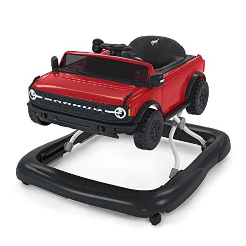 New Bright Starts Ford Bronco 4-in-1 Red Baby Activity Center & Push Walker