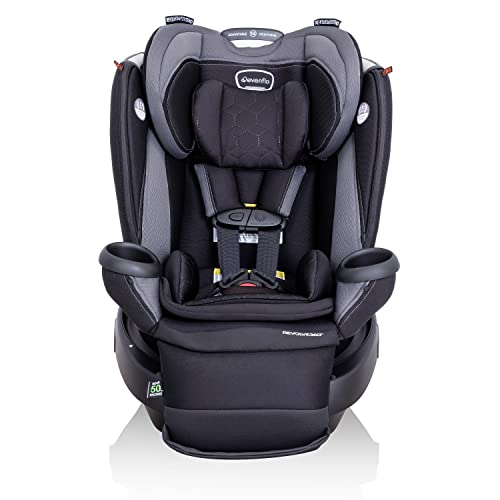 Evenflo Revolve360 Rotational Car Seat with Quick Clean Cover (Revere Gray)