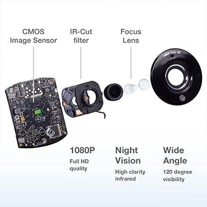 VTech RM5764-2HD 1080p Smart WiFi Remote Access 2 Camera Baby Monitor
