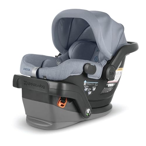 New UPPAbaby Mesa V2 Infant Car Seat Gregory (Blue Mélange/Merino Wool)