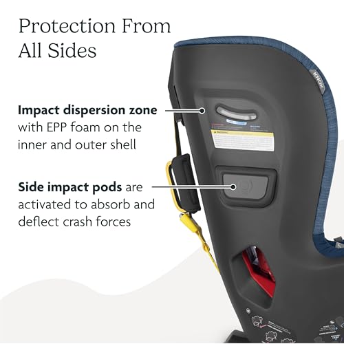 New UPPAbaby Knox Convertible Car Seat (Noa Navy Mélange)