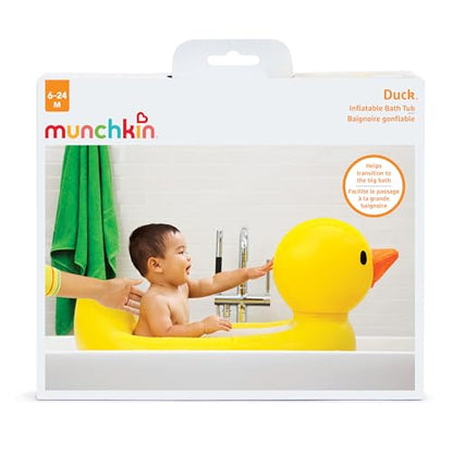 New Munchkin® Duck™ Inflatable Baby Bathtub with White Hot® Heat Alert