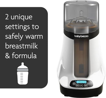 Baby Brezza Safe & Smart Electric Bottle Warmer, Wireless Bluetooth (White) (Not in Original Box)