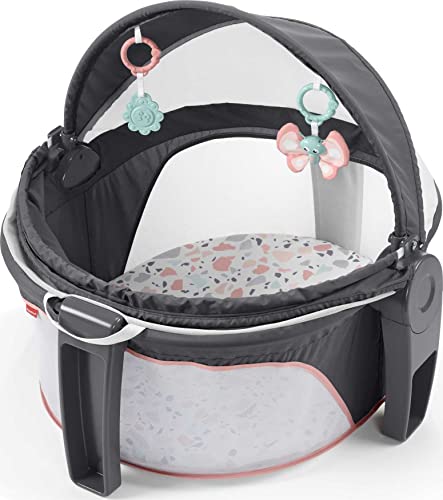 New Fisher-Price Baby Portable Bassinet and Play Space Dome (Pink Pacific Pebble)