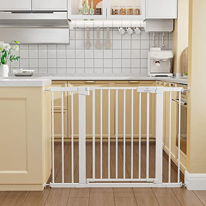 New BabyBond 27-43" Easy Install Baby Gate Safety Gate (White)