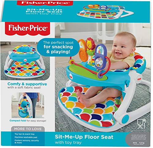 New Fisher-Price Baby Chair Deluxe Sit-Me-Up Floor Seat (Happy Hills)