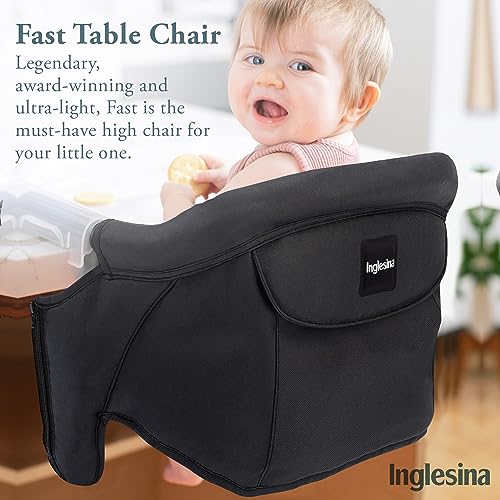 New Inglesina Fast Table Chair Portable High Chair Black Kidsy