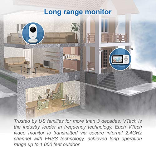 New VTech VM819 Video Baby Monitor with 19 Hour Battery Life