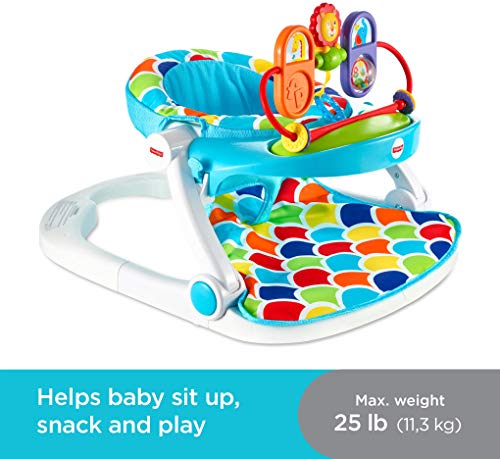 New Fisher-Price Baby Chair Deluxe Sit-Me-Up Floor Seat (Happy Hills)