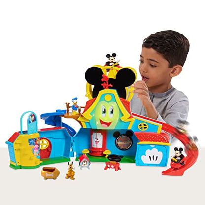 New Disney Junior Mickey Mouse Funny the Funhouse 13 Piece Lights and Sounds Playset