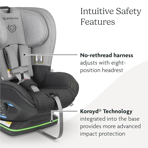 New UPPAbaby Knox Convertible Car Seat (Noa Navy Mélange)