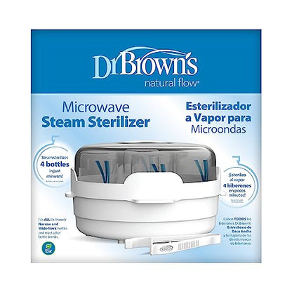 New Dr. Brown's Microwave Steam Sterilizer for Baby Bottles