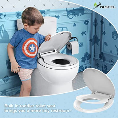 New YASFEL Toilet Seat with Toddler Seat Built in - Potty Training Seat