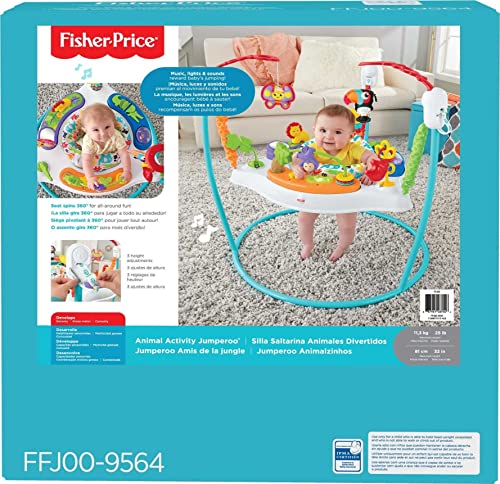 New Fisher-Price Baby Bouncer Animal Activity Jumperoo