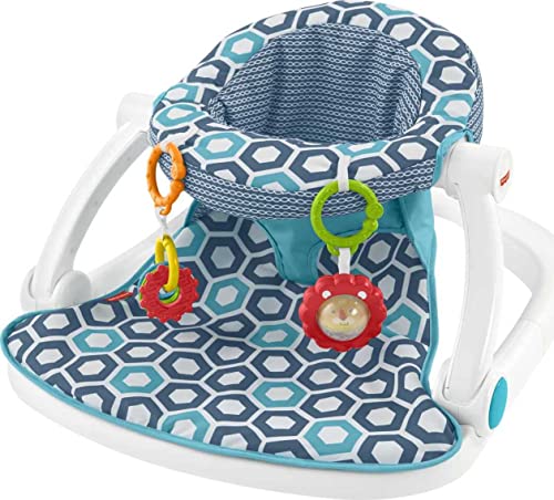 New Fisher-Price Baby Portable Chair Sit-Me-Up Floor Seat (Honeycomb)