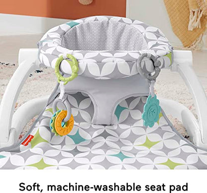 New Fisher-Price Baby Portable Chair Sit-Me-Up Floor Seat (Starlight Bursts)