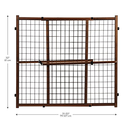 New Evenflo Position & Lock Tall & Wide Baby Gate (Farmhouse Collection)